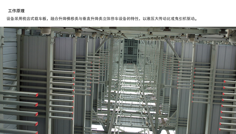 重慶昆明PSH梳齒交換升降橫移機械立體停車位設備工作原理